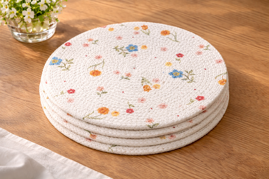 Daisyfield Round Placemat - Set Of 6 | Amaré Living