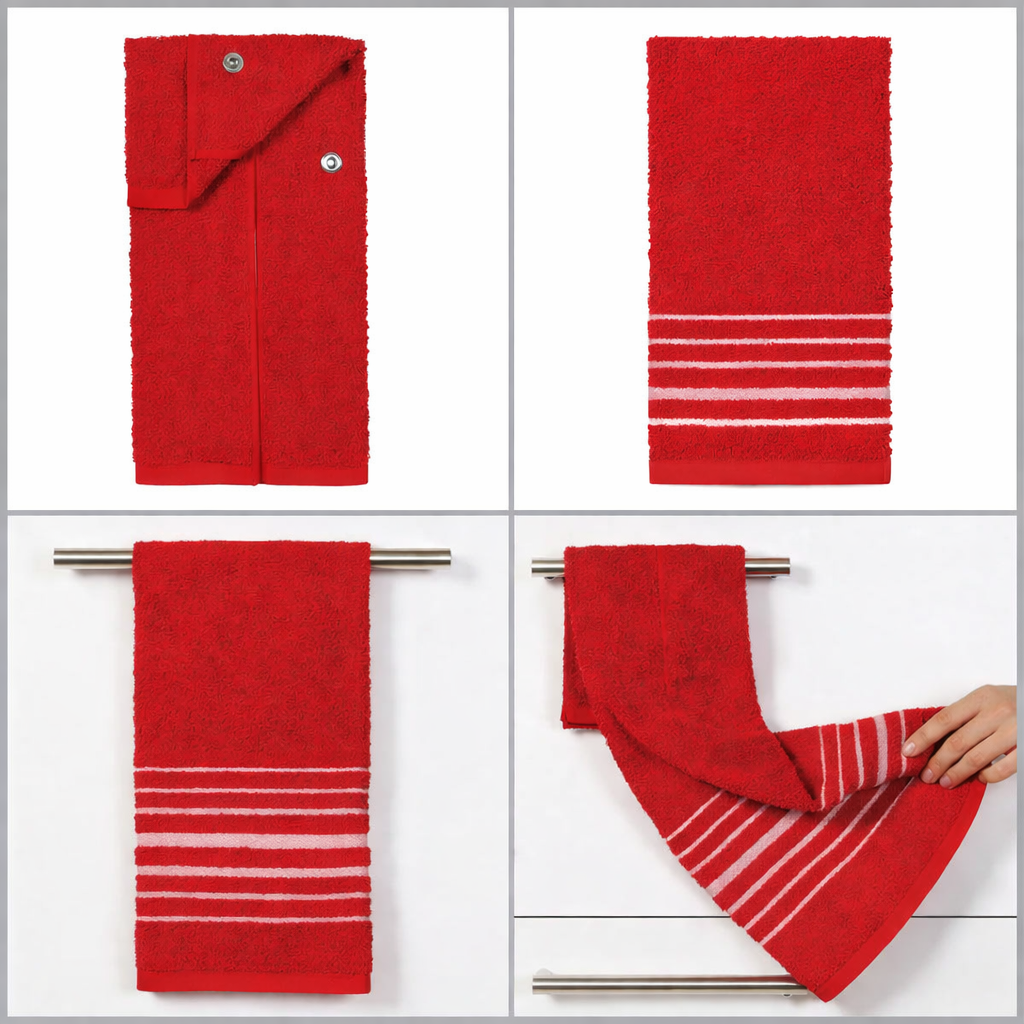 Hang-Up Towel Set Of 2 - Red