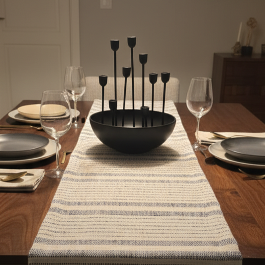 Coastal Stripe Handwoven Runner