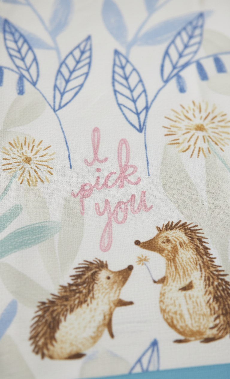 Hedgehog Love Towel