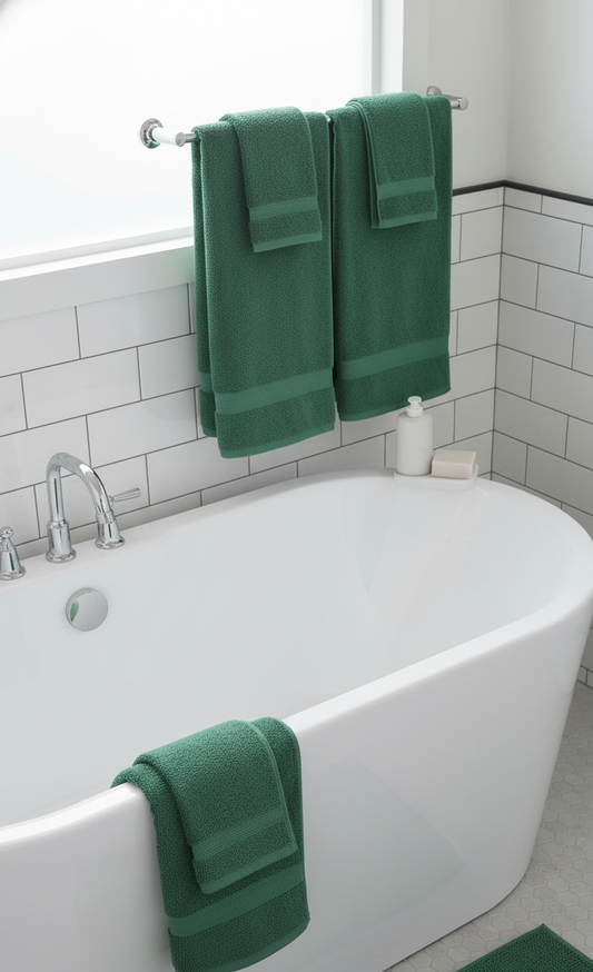 Forest Green Bath Towel