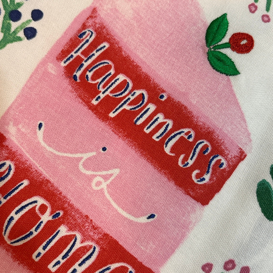 Home Sweet Happiness Embroidered Styling Napkin (21" x 28") | 100% Cotton – Amaré Living