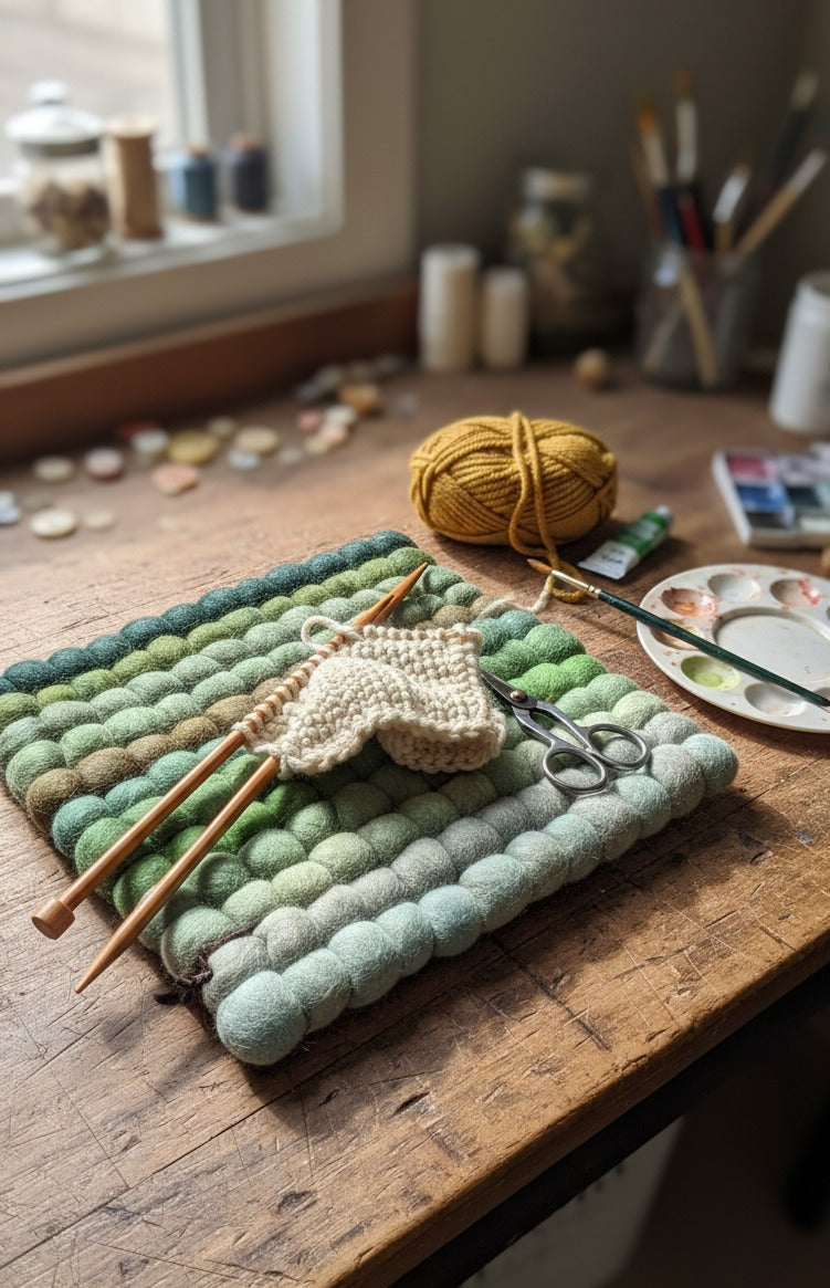Meadow Muse Wool Trivet