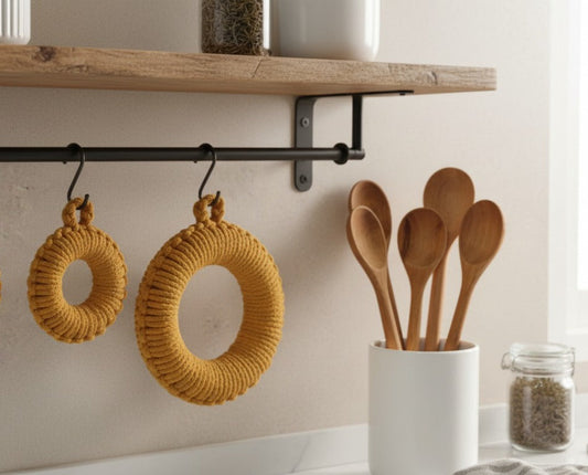 Mustard Loop Trivet Set – Pack of 2