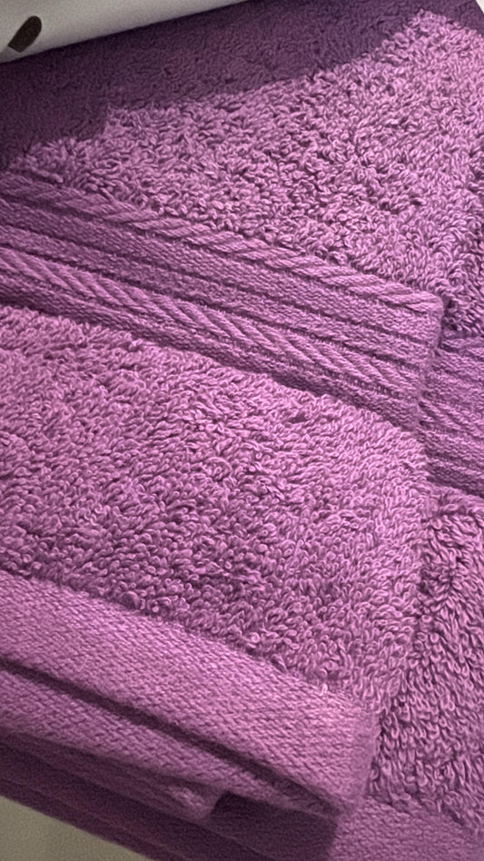 Orchid Cotton Towel Set of 6