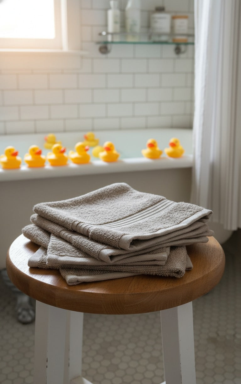 Morning Haze Hand Towel Set – Pack of 4