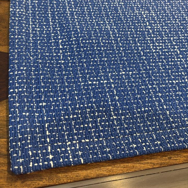 Azure Woven Cotton Placemats – Set of 4
