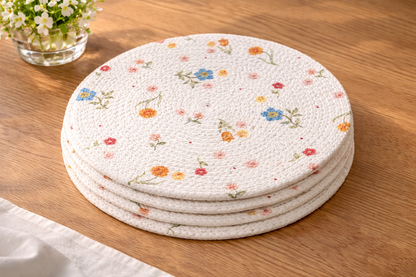 Daisyfield Round Placemat - Set Of 6 | Amaré Living