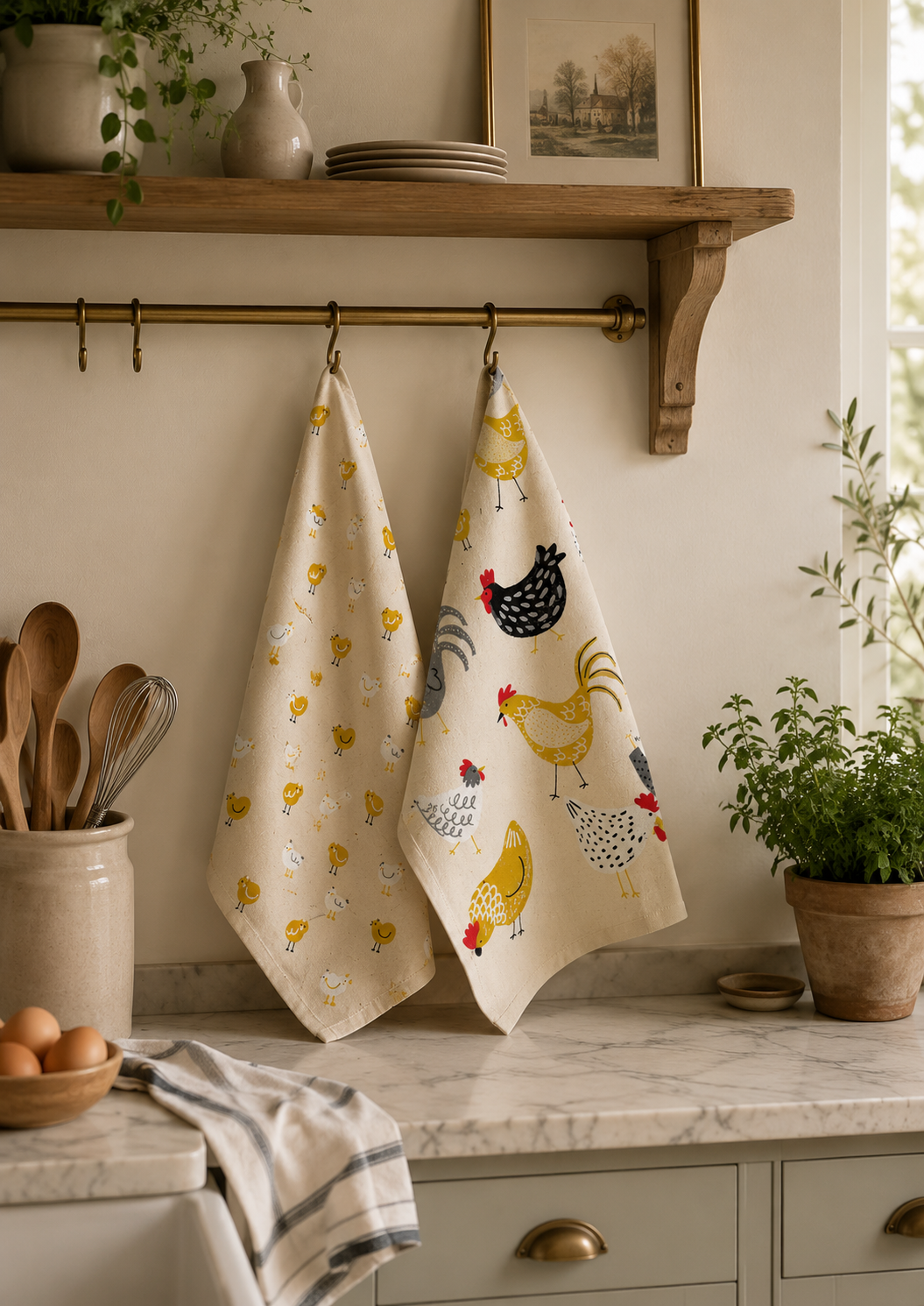 Countryside Coop Styling Napkins - Pack Of 2 (20" x 28") | 100% Cotton – Amaré Living