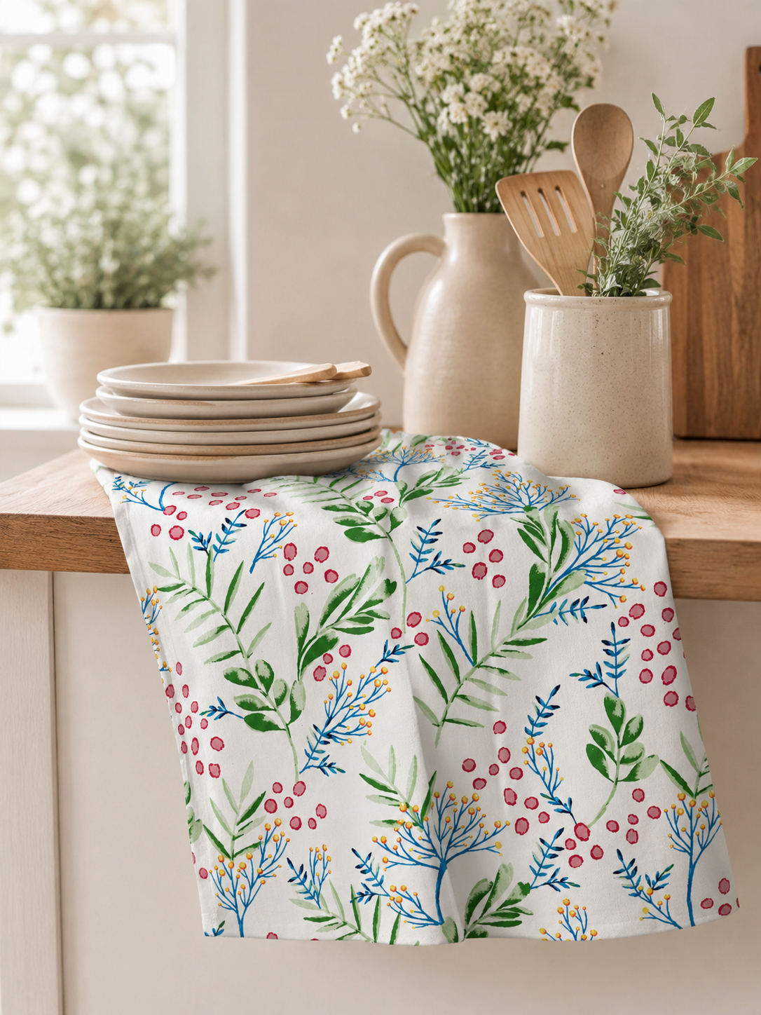 Wildflower Meadow Styling Napkin (21" x 28") | 100% Cotton – Amaré Living