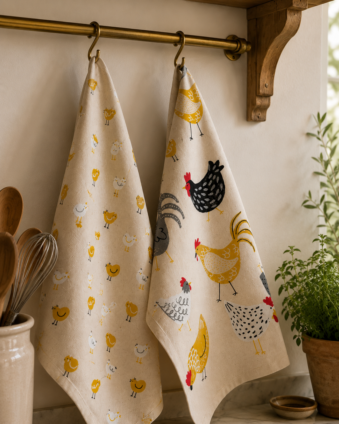 Countryside Coop Styling Napkins - Pack Of 2 (20" x 28") | 100% Cotton – Amaré Living