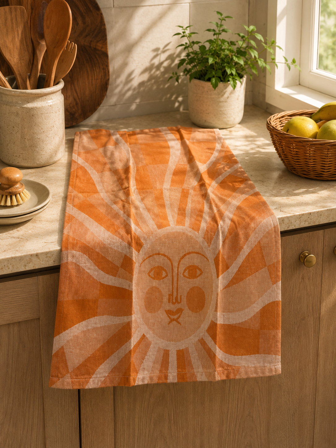 Solstice Glow Styling Napkin (21" x 28") | 100% Cotton Jacquard Finish – Amaré Living