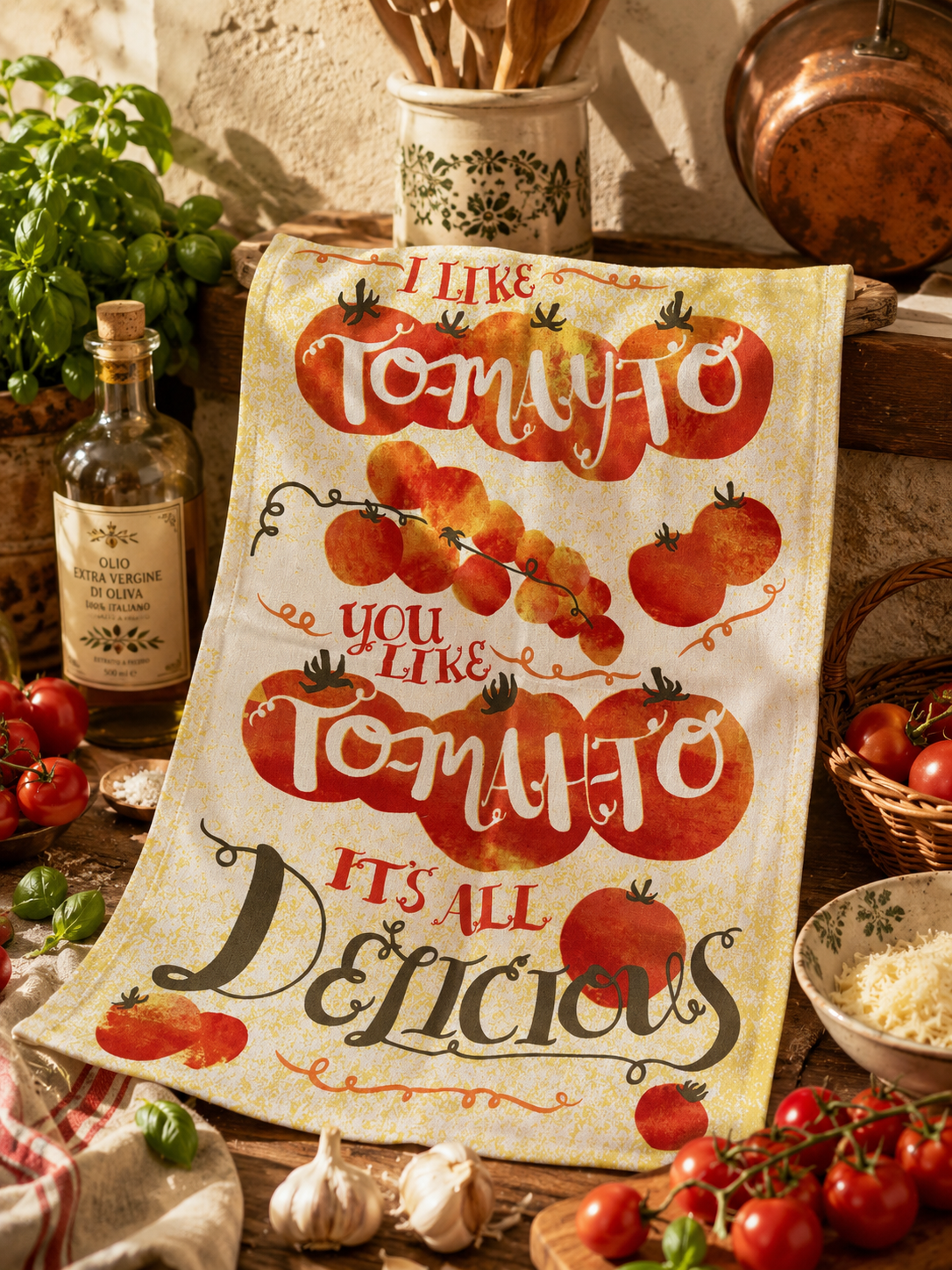 Tomato Tales Styling Napkin (20" x 28") | 100% Cotton – Amaré Living
