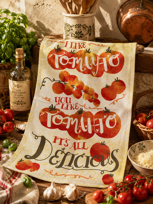 Tomato Tales Styling Napkin (20" x 28") | 100% Cotton – Amaré Living