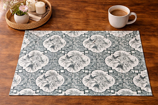 Blue Vintage Pattern Styling Napkin (21" x 28") | Decorative Kitchen Linen – Amaré Living