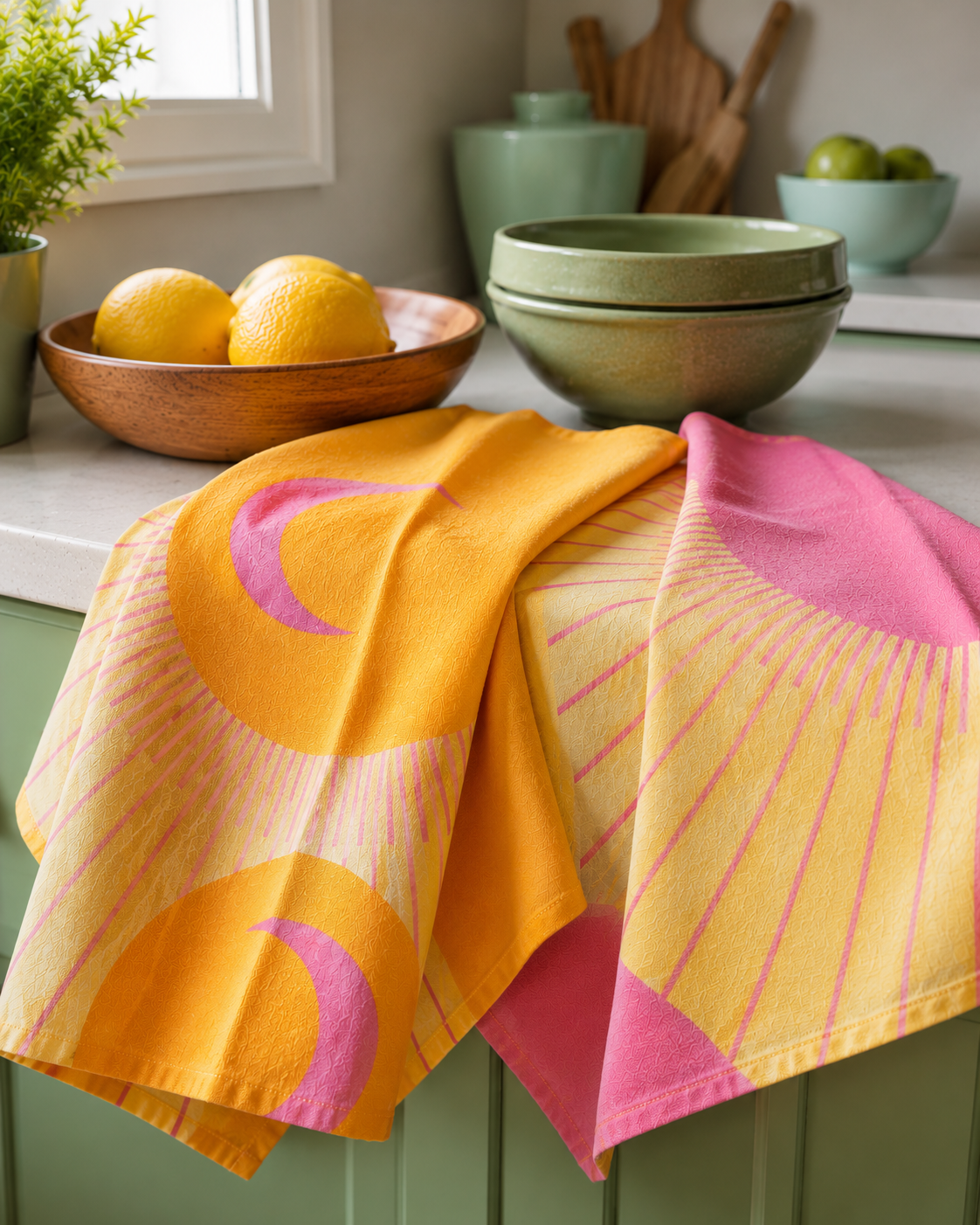 Sunbeam Sorbet Quick Dry Styling Towels - Pack Of 2 (20" x 28") | 100% Cotton – Amaré Living