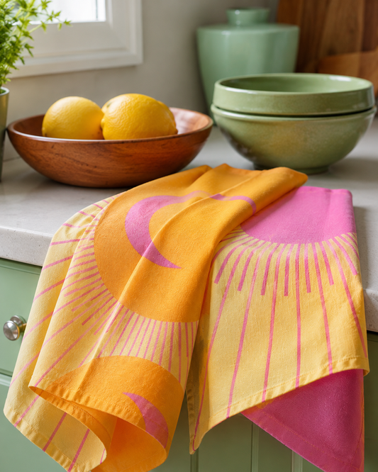 Sunbeam Sorbet Quick Dry Styling Towels - Pack Of 2 (20" x 28") | 100% Cotton – Amaré Living