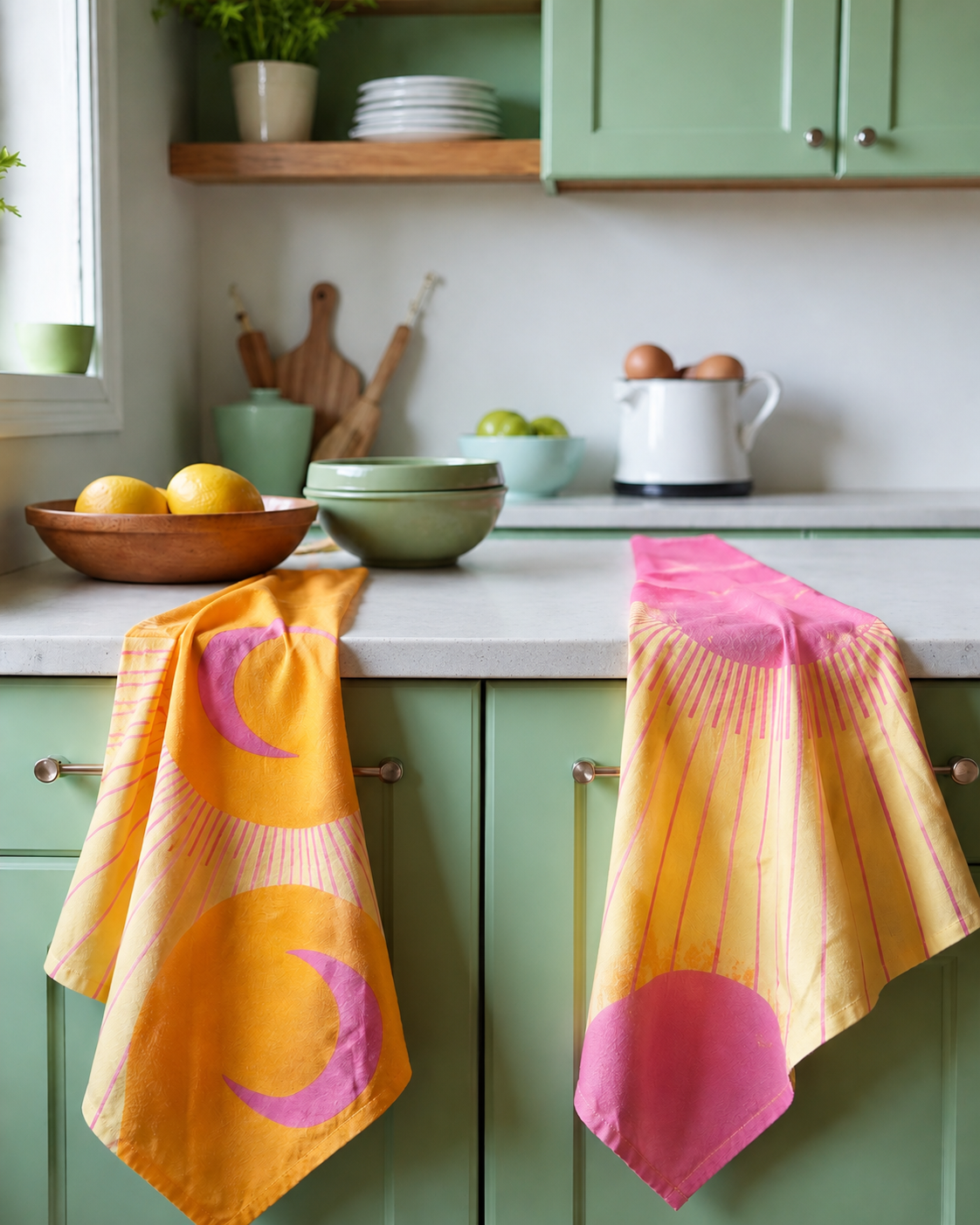 Sunbeam Sorbet Quick Dry Styling Towels - Pack Of 2 (20" x 28") | 100% Cotton – Amaré Living