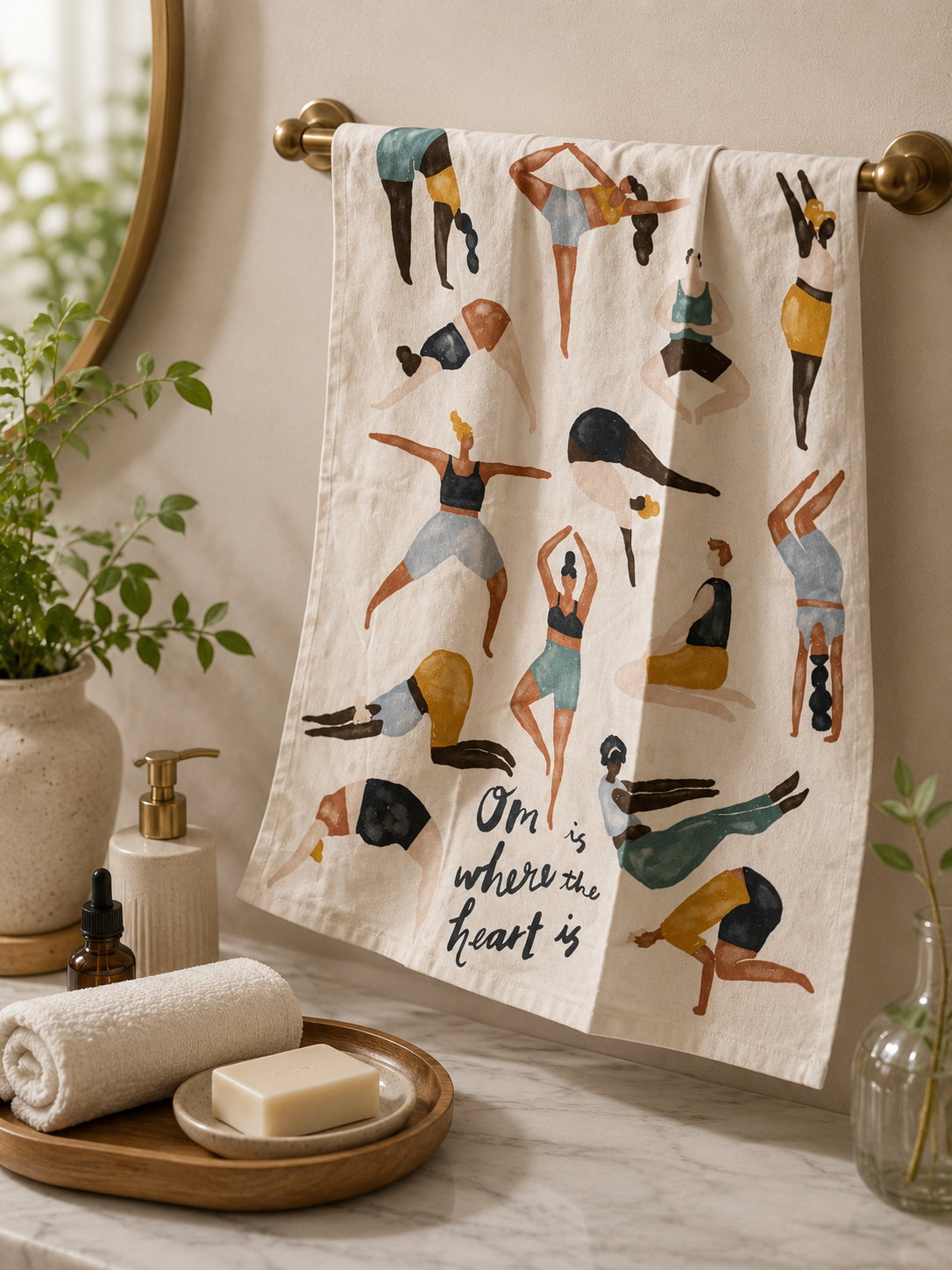 Soul Flow Quick Dry Styling Towel - (20" x 28") | 100% Cotton – Amaré Living