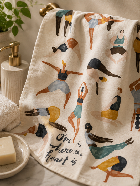 Soul Flow Quick Dry Styling Towel - (20" x 28") | 100% Cotton – Amaré Living