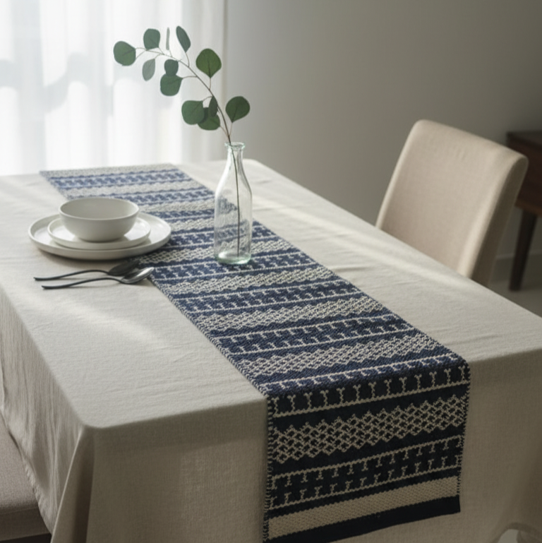 Midnight Loom Handwoven Runner