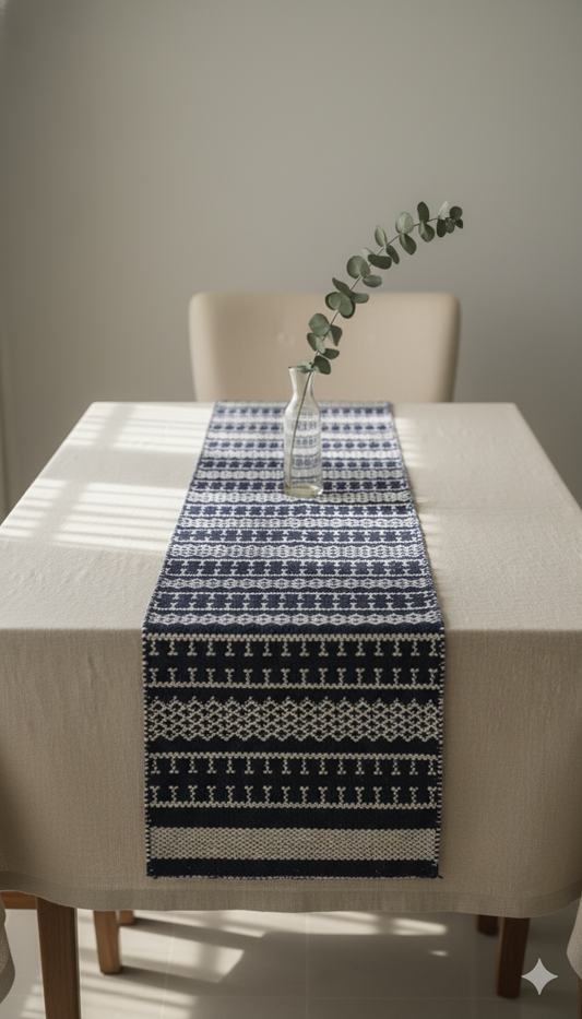 Midnight Loom Handwoven Runner