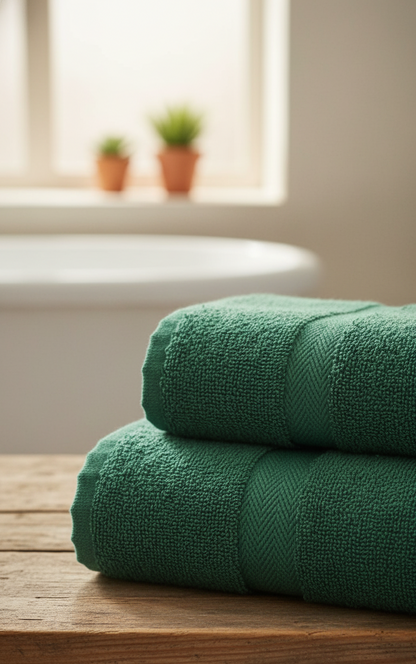 Forest Green Bath Towel