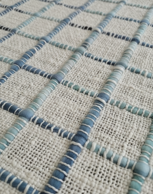 Coastal Check Woven Throw