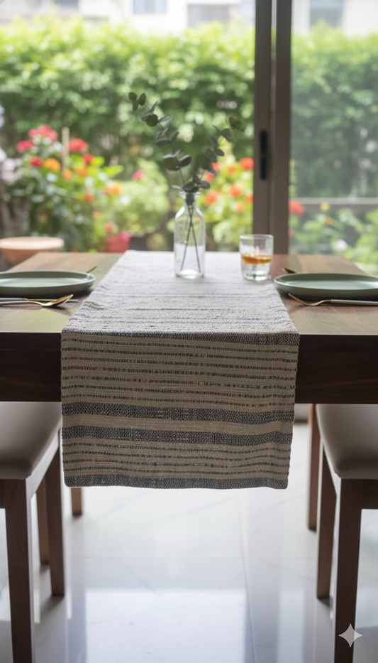 Coastal Stripe Handwoven Runner