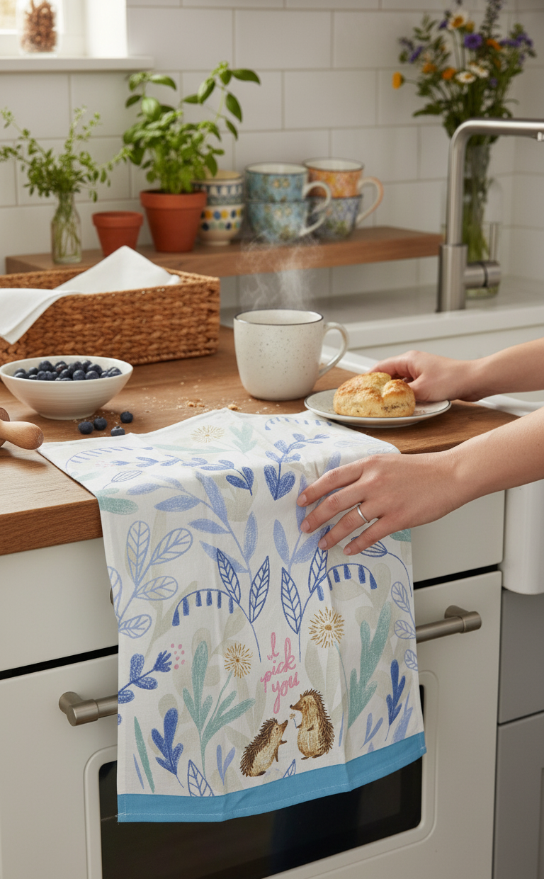 Hedgehog Love Towel