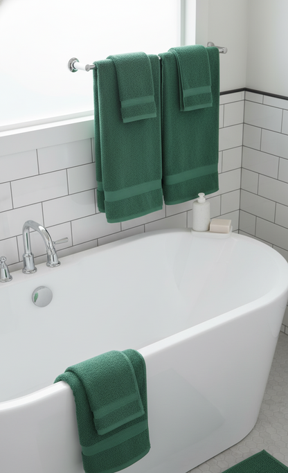 Forest Green Bath Towel