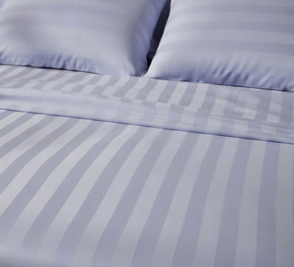 Amaré Élan — Silk Lilac Striped 550 TC Bedsheet