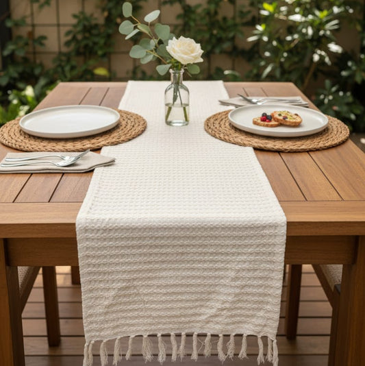 Sandshell Textured Table Runner