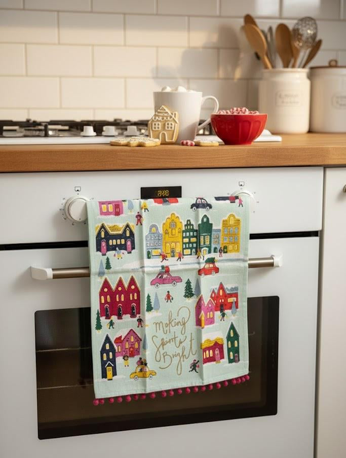 Snow Village Towel
