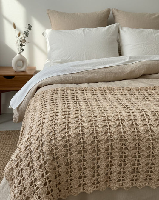 Sandstone Knit Throw