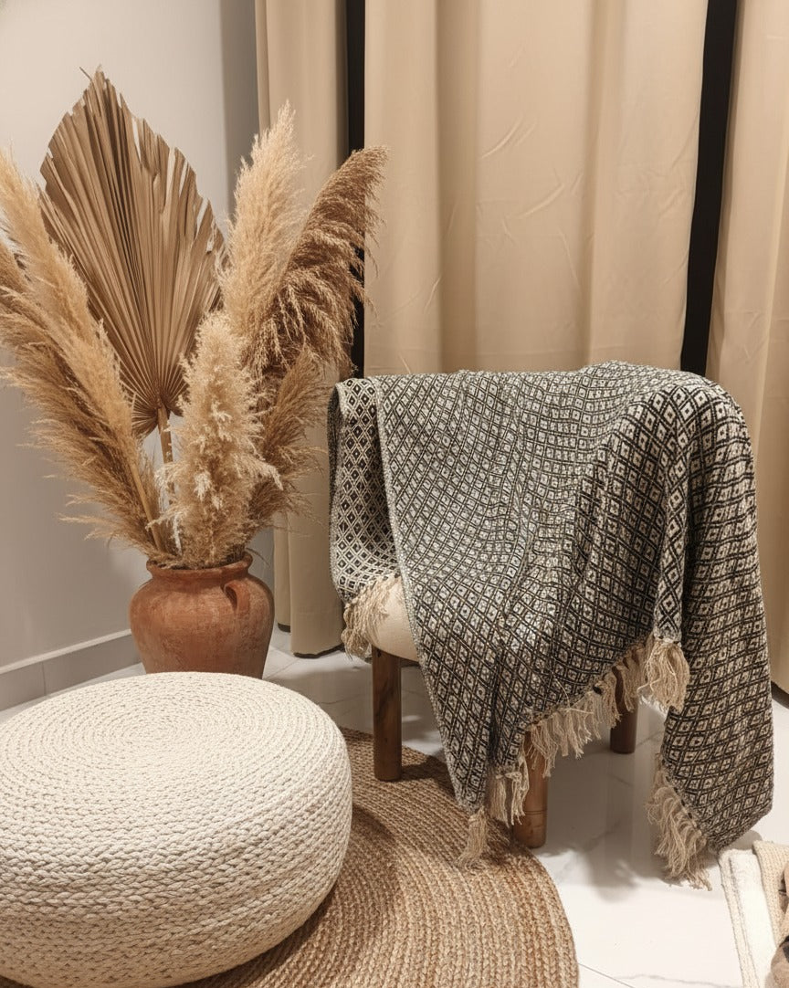 Midnight Mosaic Throw