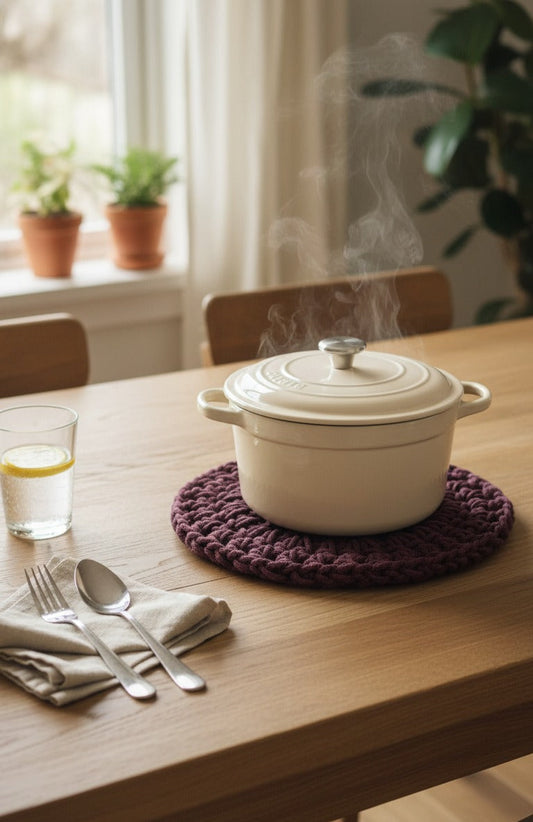 The Claret Round Trivet