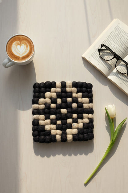 Checkmate Wool Trivet