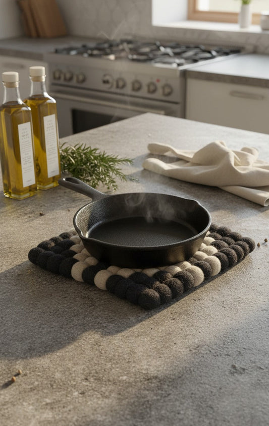 Checkmate Wool Trivet