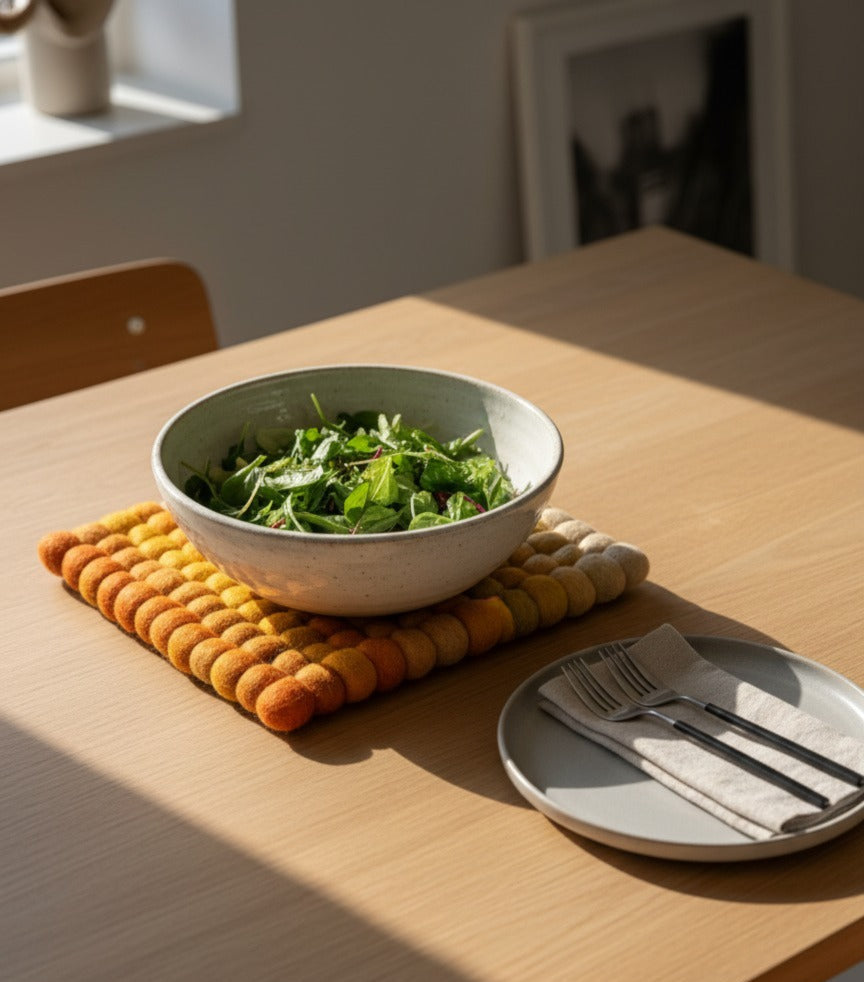 Harvest Glow Wool Trivet
