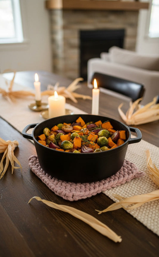 Blush Loom Crochet Trivets – Pack of 2