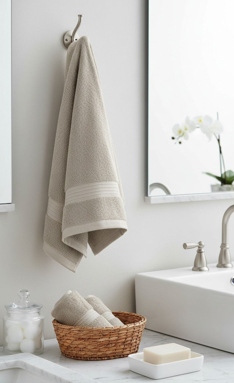 Morning Haze Hand Towel Set – Pack of 4