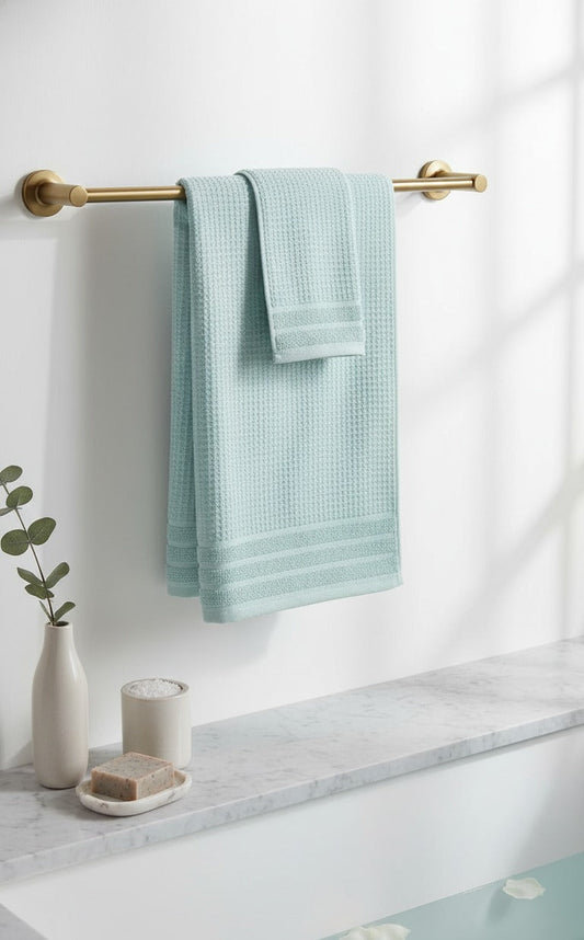 Turq Drift Hand Towel Set – Pack of 4