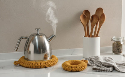 Mustard Loop Trivet Set – Pack of 2