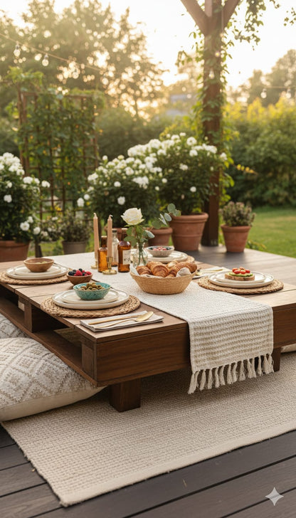 Sandshell Textured Table Runner