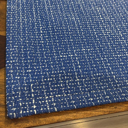 Azure Woven Cotton Placemats – Set of 4