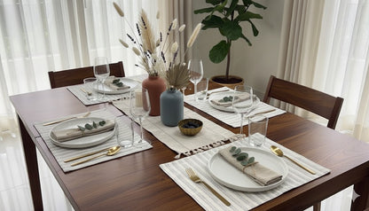 Coastal Stripe Cotton Placemats – Set of 4