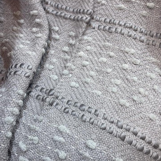 Luna Textured Dot Woven Throw