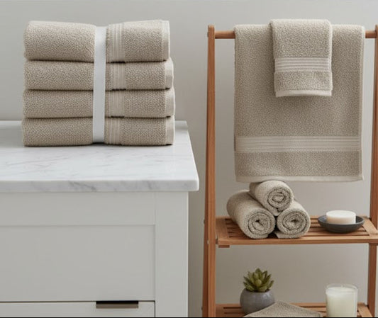 Morning Haze Hand Towel Set – Pack of 4